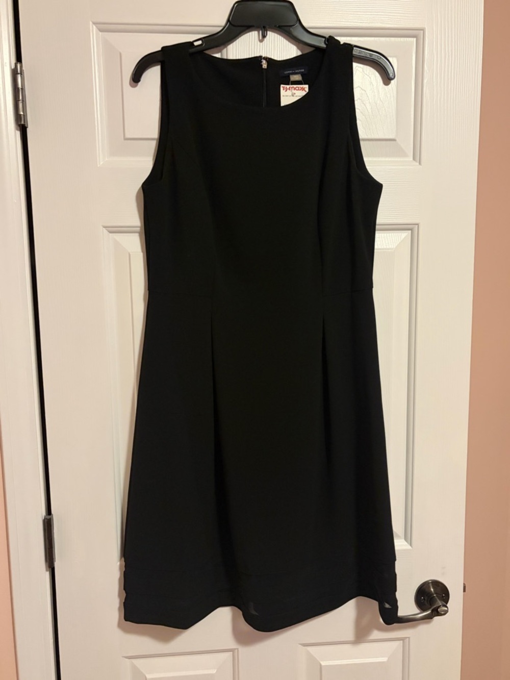 Black Sleeveless A-Line Dress